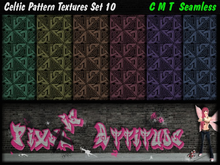 Celtic Pattern Texture Set 10