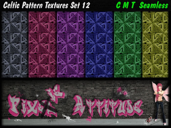 Celtic Pattern Texture Set 12