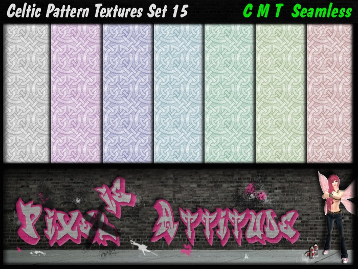Celtic Pattern Texture Set 15