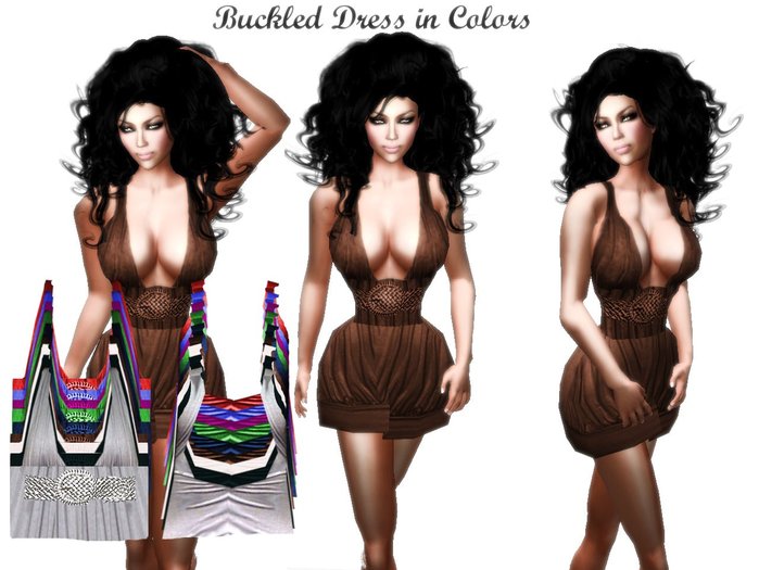 Sonz Buckle Dress in Colors