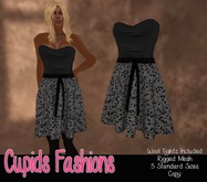 Cupids Fashions SweetKiss Dress Smokey