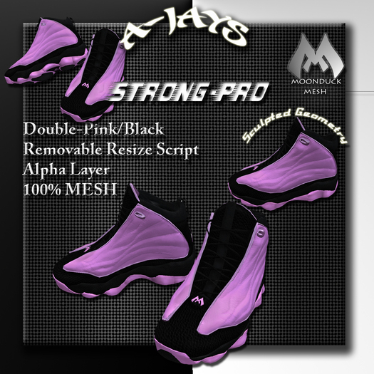 A-JAY'S STRONG-PRO D.PINK/BLACK