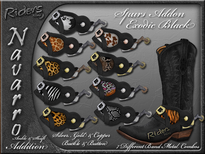 Rez to Activate! Riders Navarro Boots [Spurs - Exodic] 