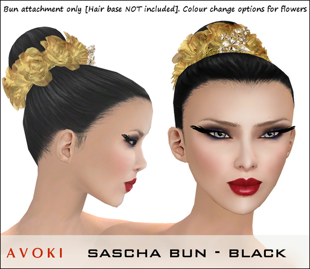 AVOKI - Sascha Bun Attachment - Black