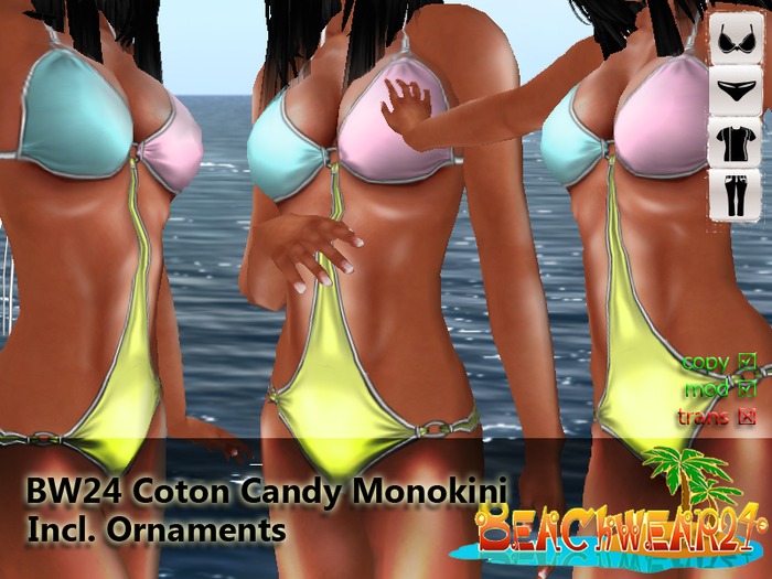 Bw24 Coton Candy Monokini