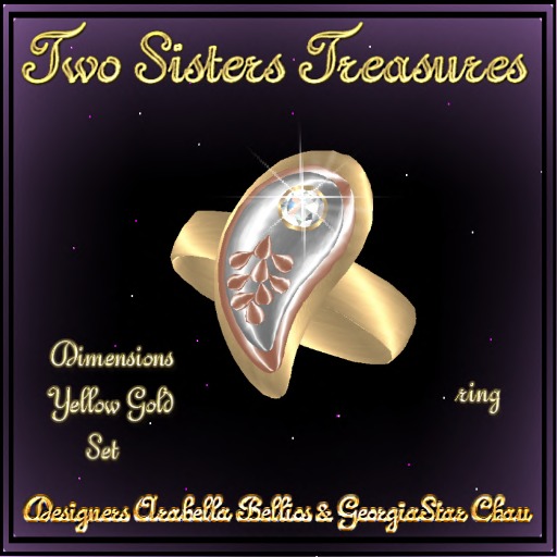 DIMENSIONS YELLOW GOLD RING