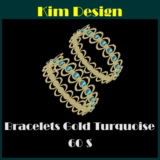 Kim Design - Bracelets Gold Sapphire