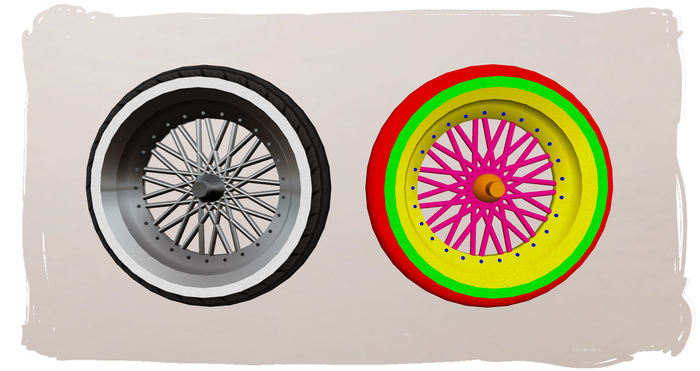 < Bike-Wheel05> *Fullperm* (MESH)