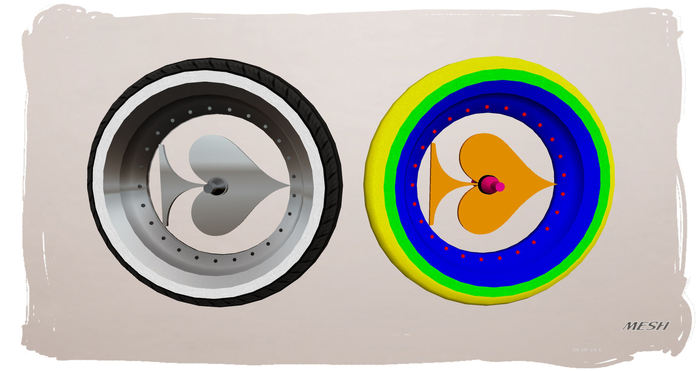 < Bike-Wheel06> *Fullperm* (MESH)