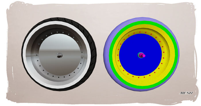 < Bike-Wheel07> *Fullperm* (MESH)