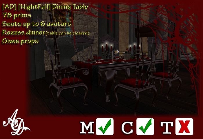 [AD] [NightFall] Dining Table