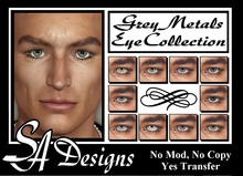 SA Designs - Grey Metals Eye Collection