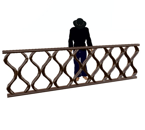 Zigzag Design Single Prim Railing
