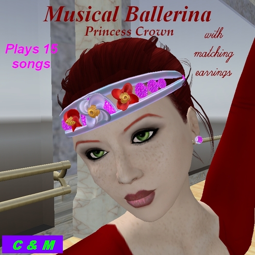 Musical Ballerina princess Crown