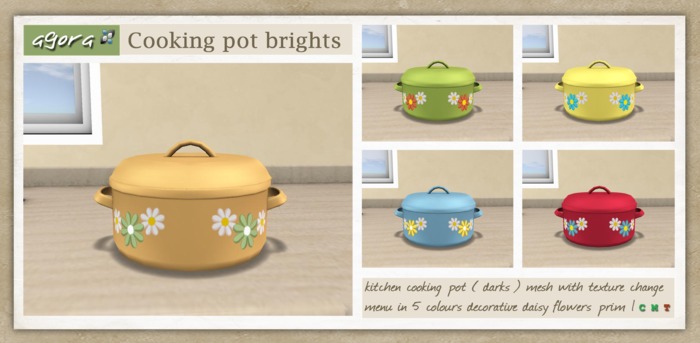 Agora - MESH Cooking pot ( brights )