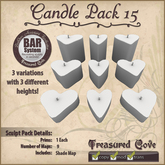 -TC- Candle Pack 15 Clearance Priced