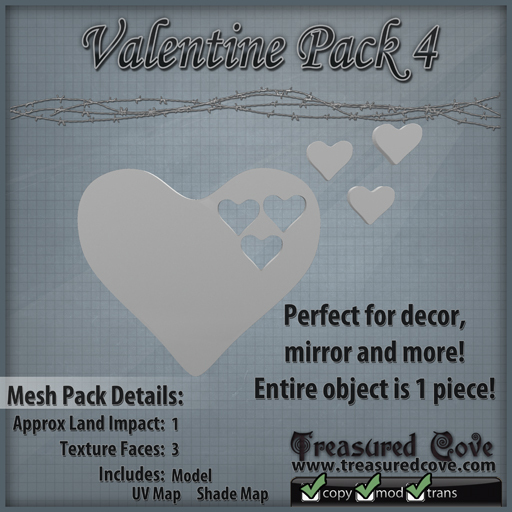 -TC- Valentine Pack 4 Mesh 50% Discount!!