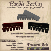 -TC- Candle Pack 13 Clearance Priced