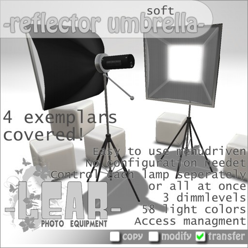 -LEAR- reflector umbrella soft 
