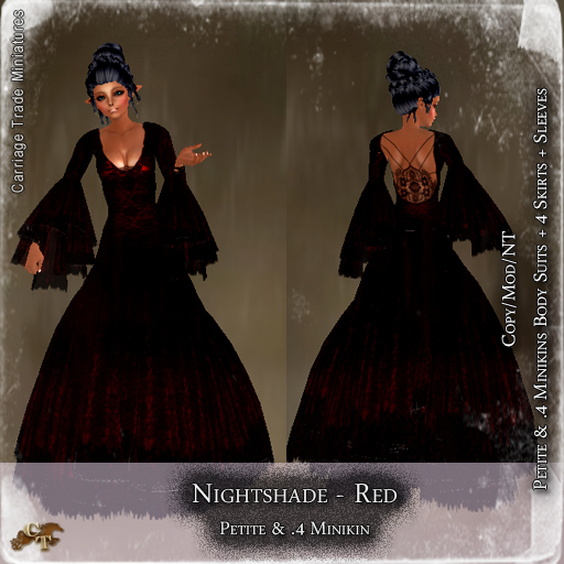 @CTM@ Nightshade (Petite & .4 Minikin)  Red