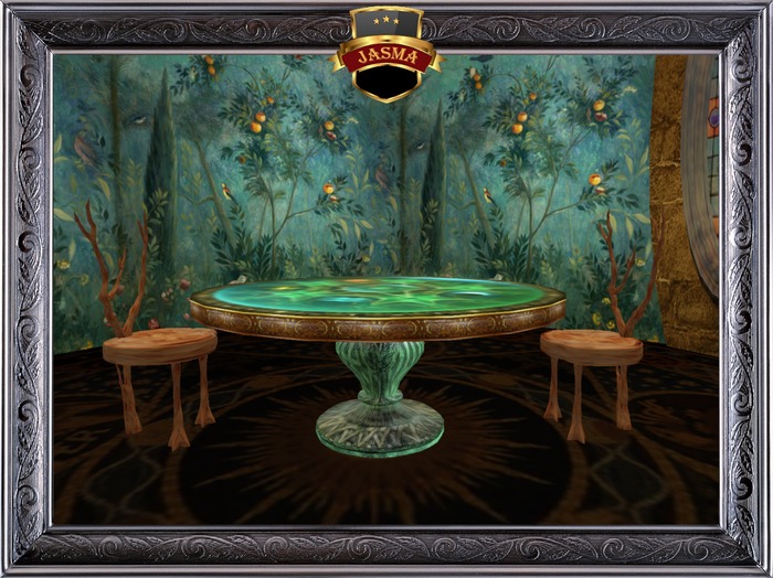 JASMA-Esoteric round table & chairs-(Boxed) 