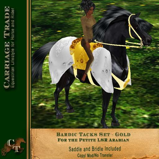 @CTM@ Bardic Tack Set (Lone Star Ranch Petited) Gold