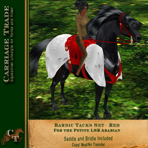 @CTM@ Bardic Tack Set (Lone Star Ranch Petited) Red