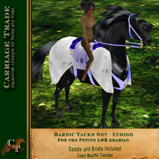 @CTM@ Bardic Tack Set (Lone Star Ranch Petited) Indigo