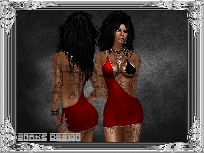 *SD* ABBY Dress RED/WHITE