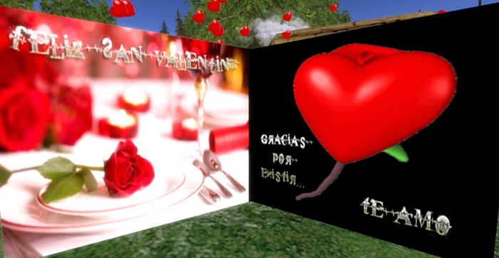 CARD - FELIZ SAN VALENTIN / SPANISH / GRACIAS...