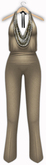 !Rebel Hope - London Mesh Jumpsuit Champagne