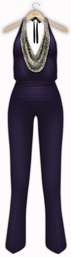 !Rebel Hope - London Mesh Jumpsuit Purple