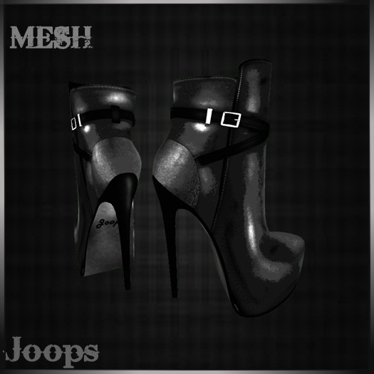 70%OFF!.::Joops::.~Gray Ankle Boots ~MESH