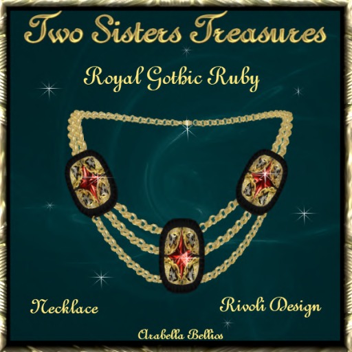 ROYAL GOTHIC RUBY NECKLACE BOXED