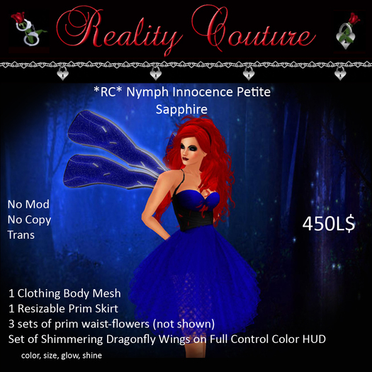 *RC* Nymph Innocence Petite - Sapphire (boxed) 