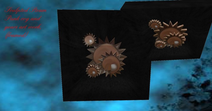 Steam punk art (animated gears)