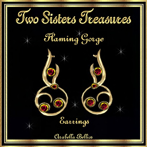 TST - FLAMING GORGE EARRINGS YG