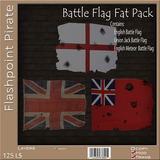 Flashpint Battle Flag - Fat Pack 1