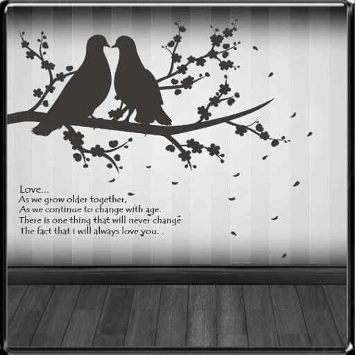 *~LT~* Grow Old Together Wall Art Decal