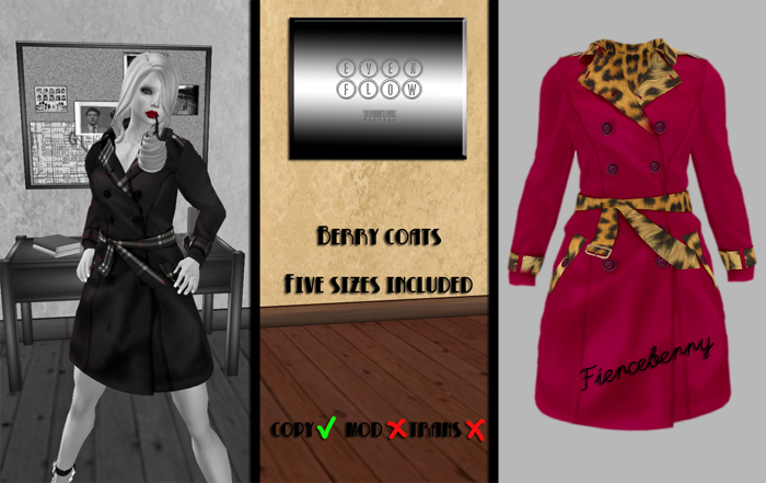 Berry Coat "Fierceberry" (mesh) - even.flow
