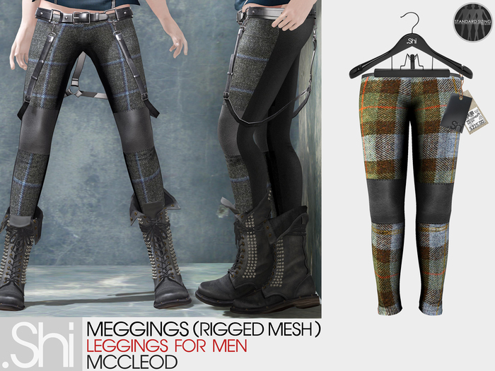 .Shi : McCleod Meggings [Homme] [Rigged Mesh] 