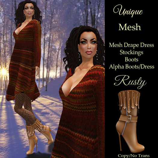 **SD** Mesh Rusty Outfit/ Boots BSM