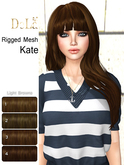 =DeLa*= Mesh Hair "Kate" Light Browns