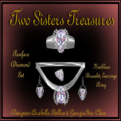 FANFARE WHITE DIAMOND SET / WHITE GOLD
