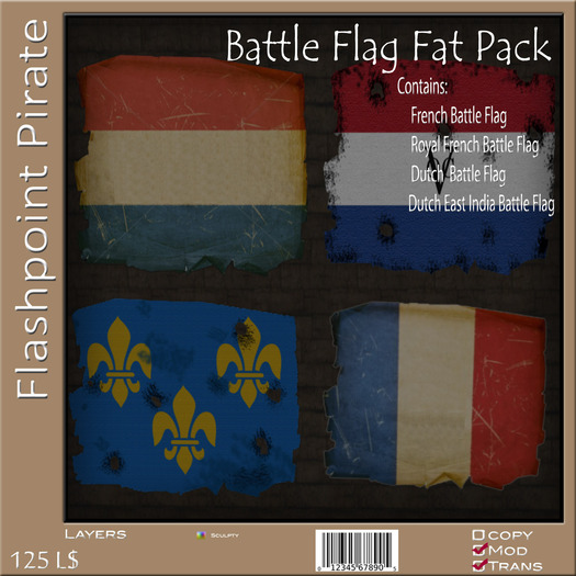 Flashpint Battle Flag - Fat Pack 3