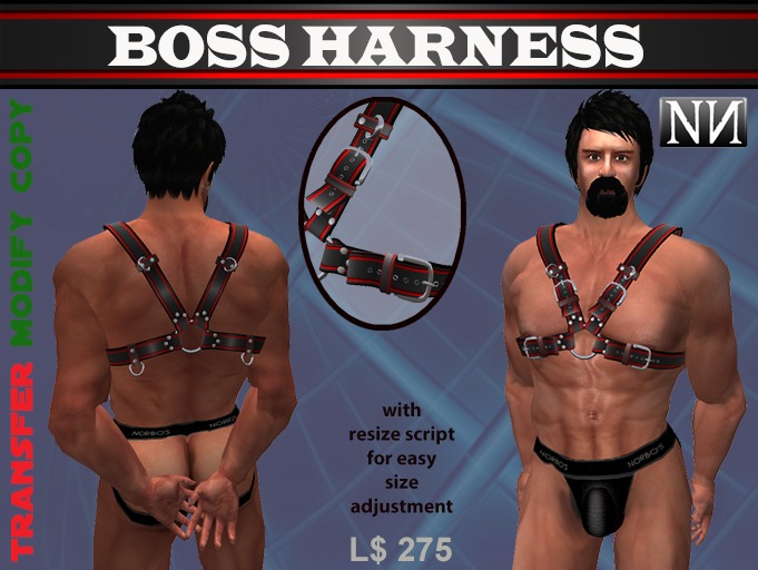 Norbo's Boss Harness Red