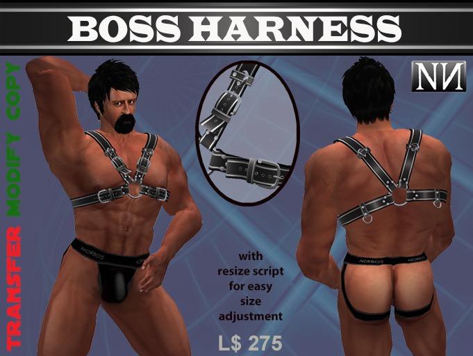 Norbo's Boss Harness White