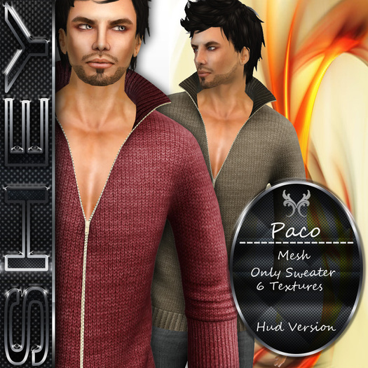 SHEY - Paco Mesh Knit Sweater