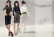 Tee*fy Aspen High-Waisted Skirt Cocoa DEMO 