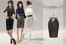 Tee*fy Aspen High-Waisted Skirt   Cocoa